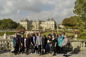 group at luxombourgh gardens paris
